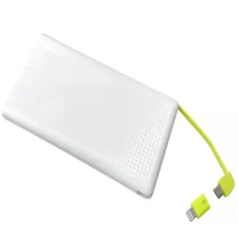 Carregador Portátil 5.000 Mah Power Bank V8 E Lightning