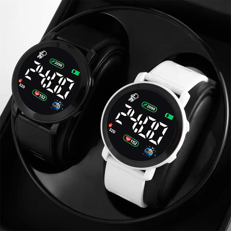 Smartwatch digital c/LED para esportes e dia a dia