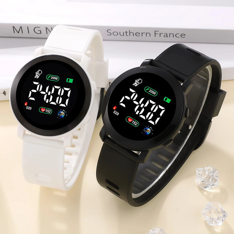 Smartwatch digital c/LED para esportes e dia a dia