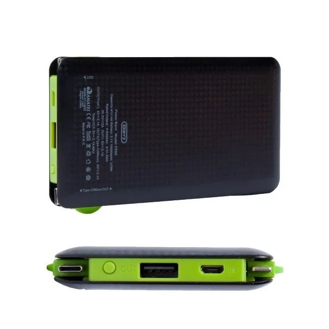 Carregador Portátil Power Bank 10000mah com 3 Saídas v8 iphone e type-c KD-956