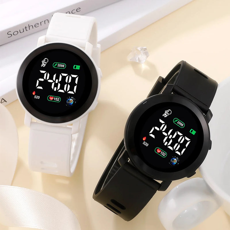 Smartwatch digital c/LED para esportes e dia a dia